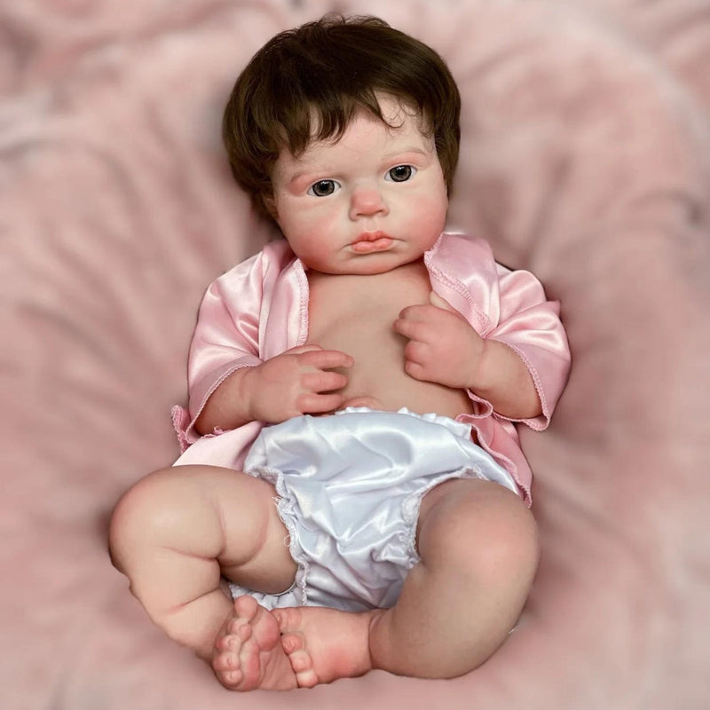 Boneca Reborn Realista Jasmin (Silicone Sólido)