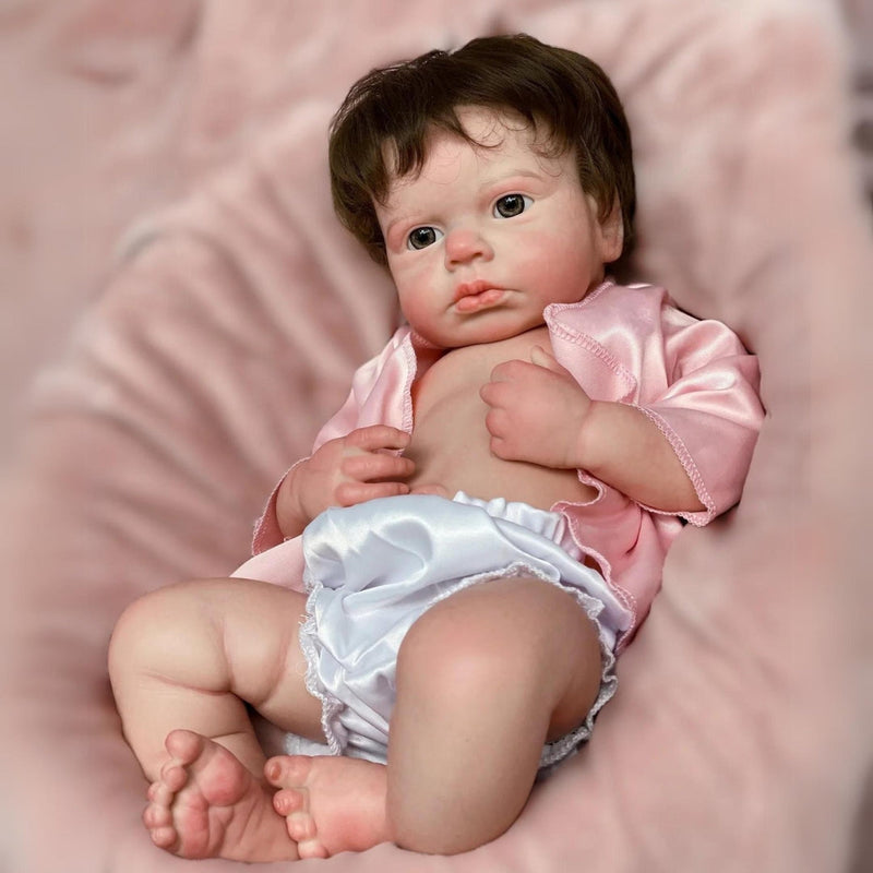 Boneca Reborn Realista Jasmin (Silicone Sólido)