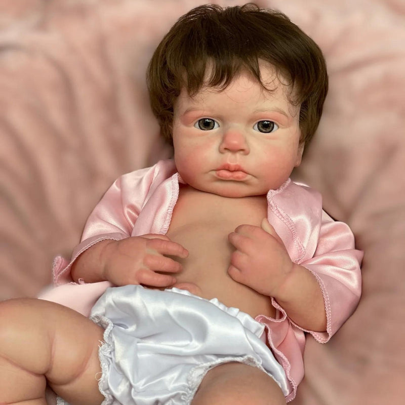 Boneca Reborn Realista Jasmin (Silicone Sólido)
