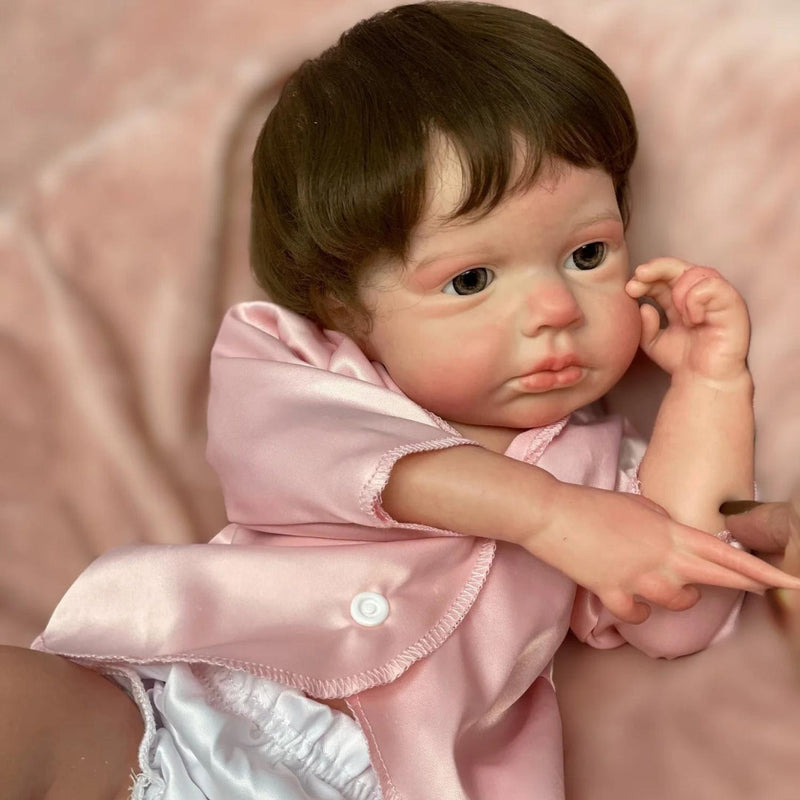 Boneca Reborn Realista Jasmin (Silicone Sólido)